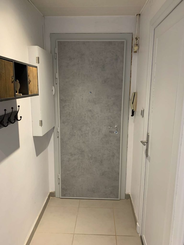 Porte grise Diamant